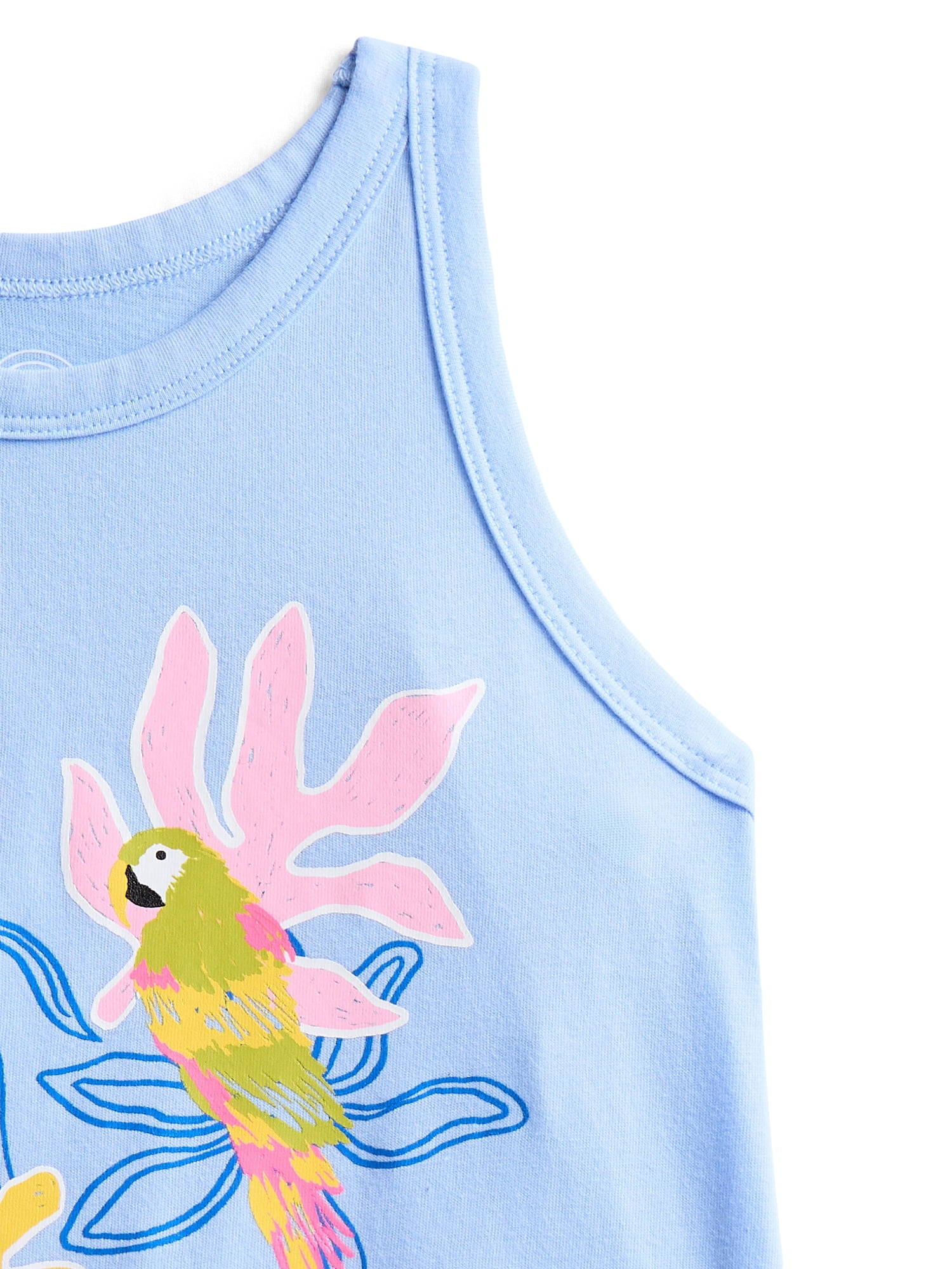 Wonder Nation Girls Graphic Tank Top, Sizes 4-18 & Plus