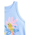 thumbnail image 3 of Wonder Nation Girls Graphic Tank Top, Sizes 4-18 & Plus, 3 of 3