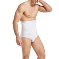 thumbnail image 4 of Ropa interior para hombre Cintura adelgazante Entrenador Corsé Calzoncillos Fajas corporales, Blanco, M sidaley AP001430-05, 4 of 7