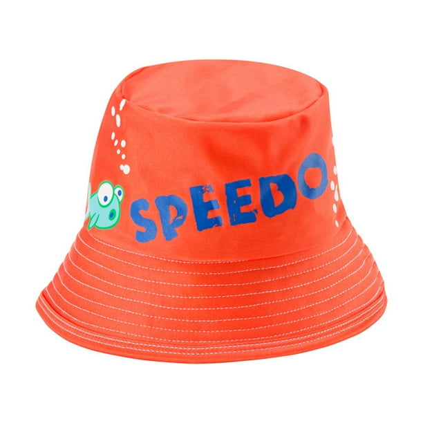 bathing suit with bucket hat