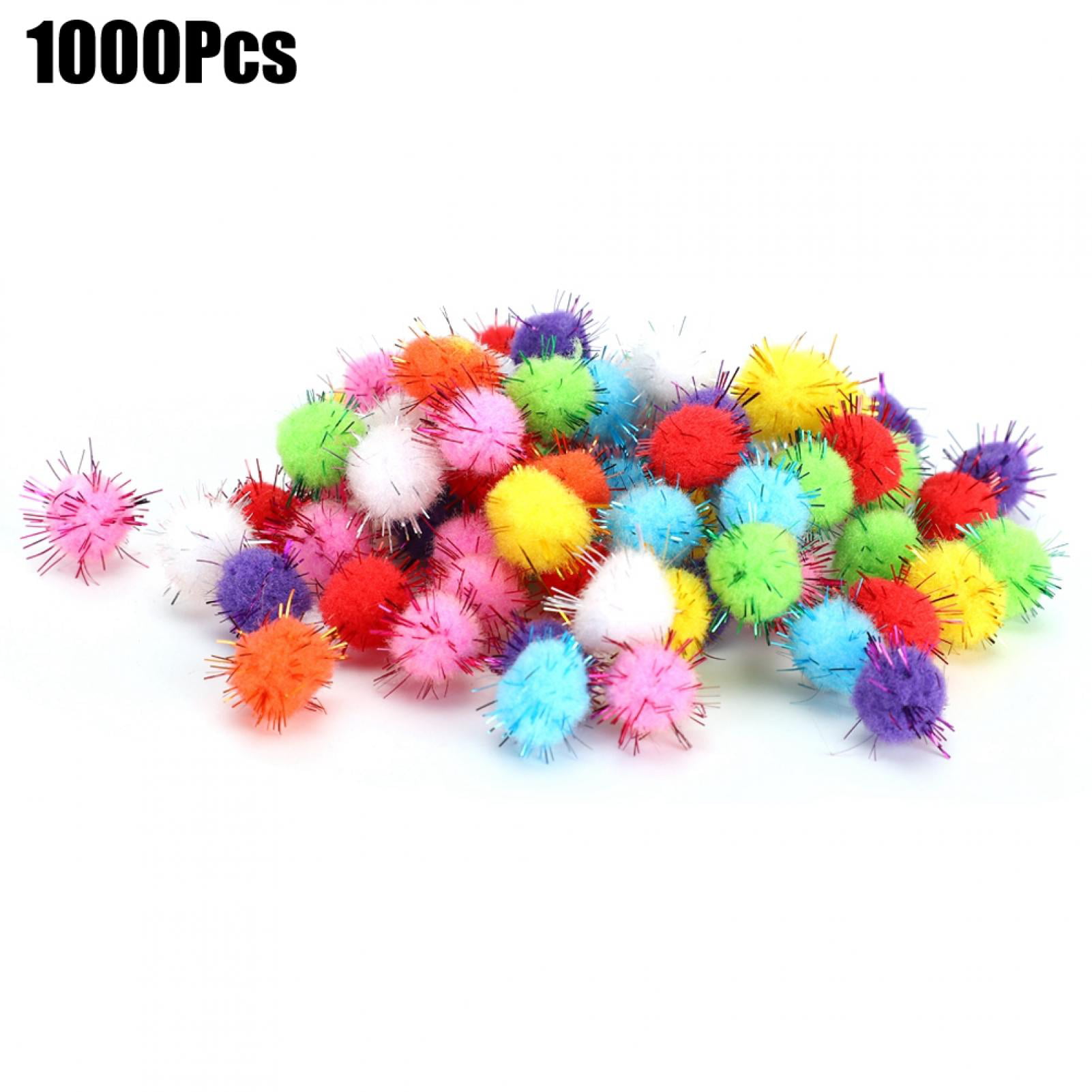 100Pcs 15mm Poms Mixed Color Kids Toys Balls Pompoms DIY Crafts Decor Hot 