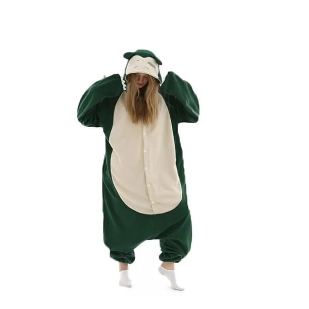 Nuevo Pijama Extra grande XXL 180-200CM Snorlax para mujer, mono de dibujos animados para adultos, disfraz de Halloween, Animal, mapache, Kigurumi