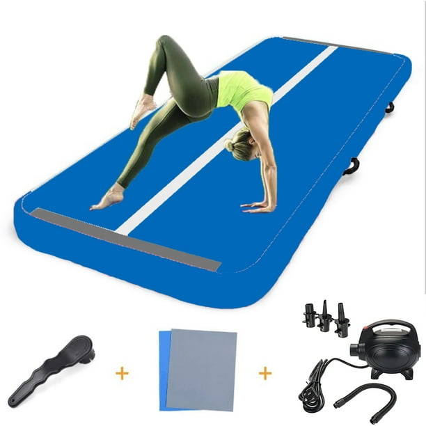 iMeshbean 3.3ft*10ft*6in Inflatable Gymnastics Cheerleading Airtrack