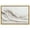 Gold Frame, variant on Wave on White Canvas Neutral Boho by Art Remedy, Gallery Wrapped, 24 x 16
