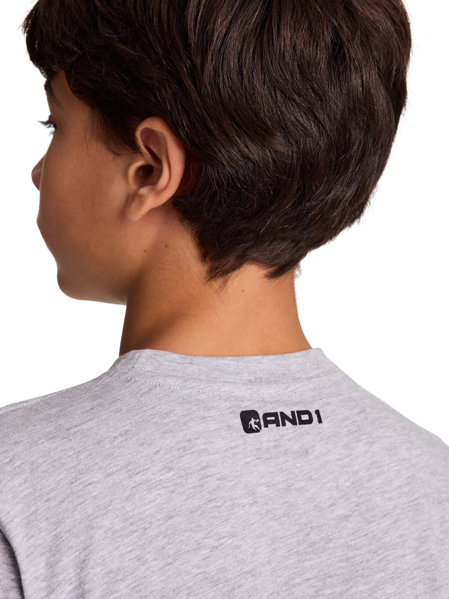AND1 Boy’s Short Sleeve Graphic T-Shirt, Sizes 4-18