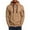 W-Khaki562, variant on Wuxian Men's Hoodie With Zip Pocket Fall Winter Casual Quarter Zip Pullover Tops Long Sleeve Hooded Sweatshirts