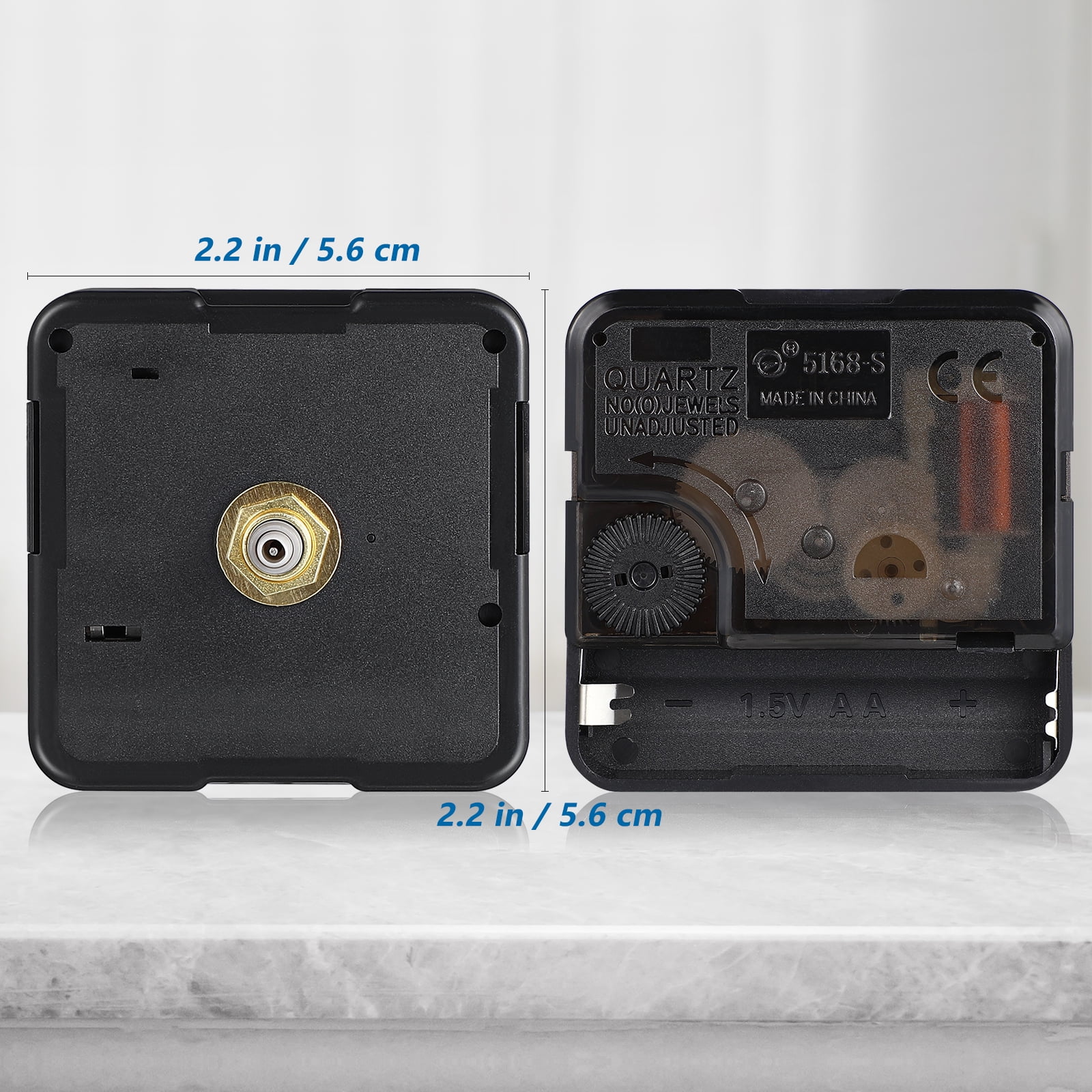 Quartz Clock Movement Replacement Battery Operated DIY Clock Mechanism