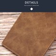 thumbnail image 2 of Bolsa Hombres Carteras delgadas Letras Mini Monedero Bifold Cremallera Titular de la tarjeta (Café) Ehuebsd Para Estrenar, 2 of 9