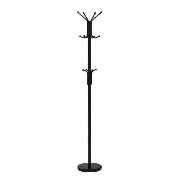 Perchero Alto Negro 12 Ganchos Lisboa Namaro Design