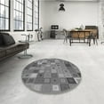 thumbnail image 4 of Ahgly Company Machine Washable Indoor Rectangle Transitional Carbon Gray Area Rugs, 4' x 6', 4 of 7