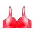 thumbnail image 1 of Seamless Push-Up Bra for Women, Backless U-Shaped Design with Mesh and Polyurethane Splicing, Hollow-Out Detail, Soft Nylon Fabric, Everyday Wear, Fits True to Size, 1 of 2