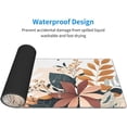 thumbnail image 5 of Boho Flower Mouse Pad Large Extended Desk Mousepad Mat XL Non-Slip 31.5 X 11.8 in Long Keyboard Pads Base Stitched Edge for Home Gaming Office Work, 5 of 6