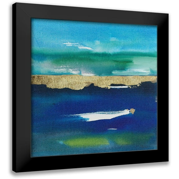 Combs, Joyce 12x12 Black Modern Framed Museum Art Print Titled - Nature at Peace IV