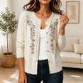 thumbnail image 4 of LEKODE womens cardigan sweaters Trendy Solid Oversized Soft Knit Button Up Sweater Cardigan women clothing Beige S, 4 of 6