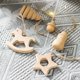 thumbnail image 4 of Adornos Colgantes De Árbol De Navidad De Madera Con Cuerda Adornos De Navidad De Madera Colgante De Haya Artesanía Regalo Para Amigos Y Familiares Guardurnaity HA038722-00, 4 of 6