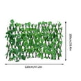 thumbnail image 2 of XYAIYT Expandable Fake Leaves Fence Privacy Screen for Balcony Patio Outdoor, Artificial Ivy Lattice Panels for Backyard Garden Decorations, 2 of 5