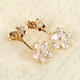 thumbnail image 3 of QQTDFG 18K Gold Plated Earring Drop AAA Cubic Zirconia Women's G263-default, 3 of 6