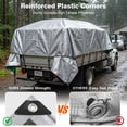 thumbnail image 4 of 10x20FT Tarp, Eurhowing 12 Mil Tarps Heavy Duty Waterproof Poly Tarp Cover, UV & Tear Resistant Tarpaulin for Truck Construction Farm, 4 of 7