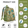 thumbnail image 4 of Vintage Paisley Pattern Students Backpack - Elegant Classic Bohemian Retro Ethnic Floral Chic Mandala Design, Comfortable Dual Shoulder Support for Developing Students, 4 of 4