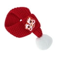 thumbnail image 4 of Bufanda para mascotas, pompón , calentador de cuello, Bandana, bufanda de punto para gatos, trajes de invierno para gatos pequeños, medianos, S, 4 of 8