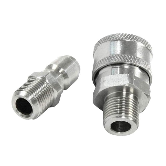 Juego de 2 adaptadores para lavadora Cola repuesto de 3/8 pulgadas resistente al conector de liberación