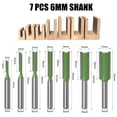 thumbnail image 2 of Tungsten Carbide Blades Milling Cutter Set, Straight Router Bit Set for Composite Materials and Wood Grooving, 2 of 5