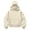 Beige, variant on Boys Pullover Hoodie with Built‑in Face Cover, Kids Oversized Hooded Sweatshirt with Kangaroo Pocket, Soft Casual Long Sleeve Tops Red 7T