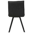 thumbnail image 3 of HomeStock Mediterranean Mastery Modern Leather Dining Chair With Metal Legs Set of 4, 3 of 6