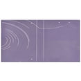 thumbnail image 2 of Swirling Purple Lines 12.4x10.6in PVC Round Ring Binder, D-Ring 3-Hole, Metal Clip, 200 Sheets, 2 of 10