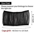 thumbnail image 3 of Universal Bird Cage Seed Catcher Seed Catcher Guard Net Cover Parrot Nylon Mesh Net Cover Soft Airy Cage Net Stretchy Skirt For Round Square Cages (ci, 3 of 5