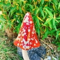 thumbnail image 4 of ZenCart Planter Insert Ceramic Mushroom Colorful Glazed Mushroom Decoration Hand-Painted Toadstools Sculptures for Outdoor Fairy Garden Decor, 4 of 8