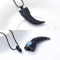 thumbnail image 4 of Wolf Tooth Cremation Necklace for Ashes - Women& Men Urn Necklace for Ashes for Ashes Cremation Pendant Ashes Holder Memorial Keepsake, 4 of 9