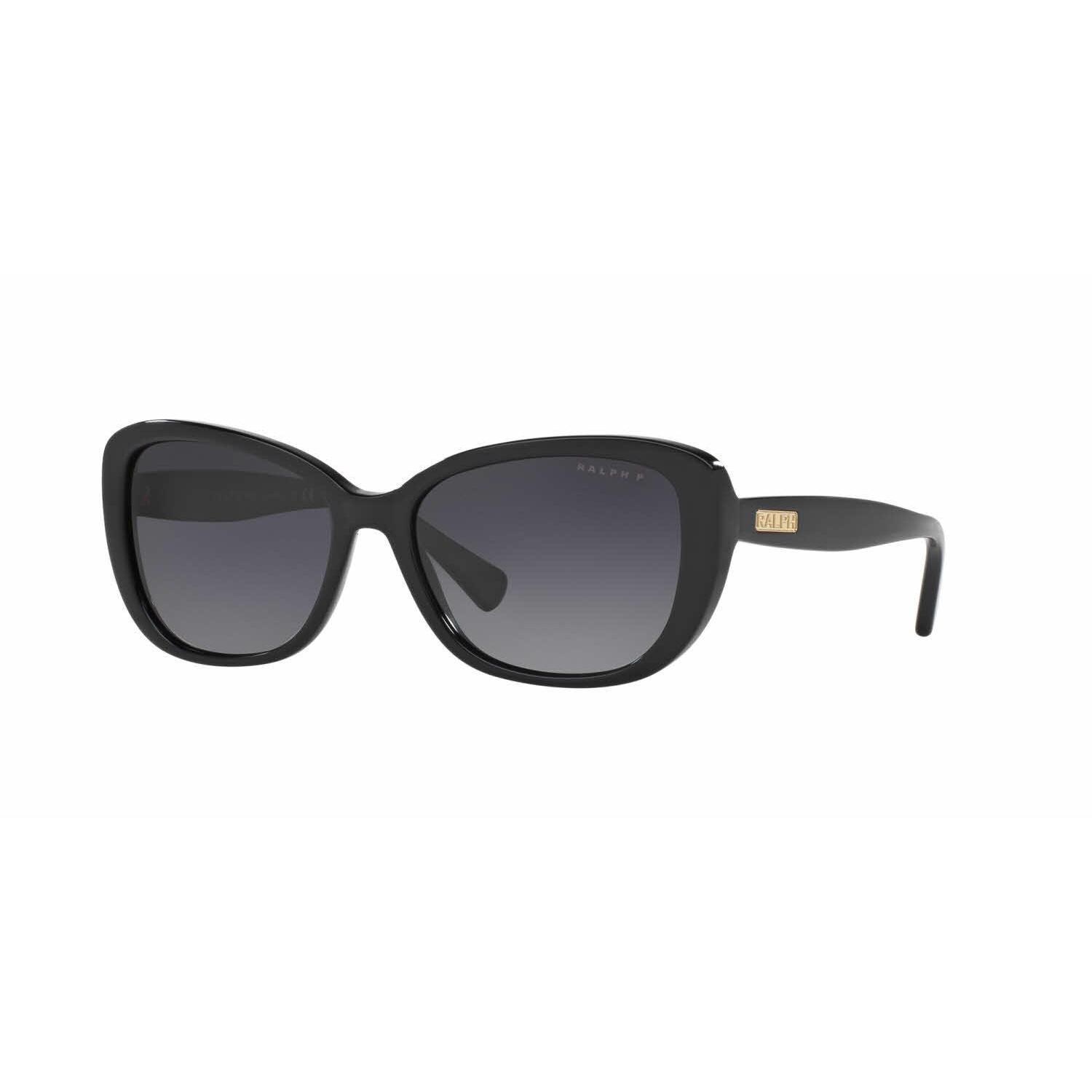 Ralph Lauren Women's 0RA5215 Polarized Rectangular Sunglasses, Black & Grey, 57 mm - image 2 of 2