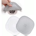 thumbnail image 1 of Tapa de Coladera para Regadera de Silicona, Filtro para Drenaje para Cocina y Baño, Tapón de Silicona con Ventosa, Protector de Drenaje, Filtro para Atrapar Cabello (Blanco y Gris), 1 of 5