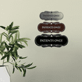 thumbnail image 4 of Designer Patients Only Sign(Black Gold) - Large, 4 of 6