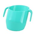 thumbnail image 1 of Vaso de entrenamiento para niños, portátil, con doble asa y boca oblicua (verde, 200 ml), 1 of 8