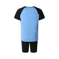 thumbnail image 5 of Hirigin Men Pajamas Sets Short Sleeve Tops and Shorts Sleepwear Loungewear, 5 of 6