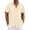 Khaki, variant on Men's Short Sleeve Linen Cuban Shirt Lightweight Button Down Guayabera Shirts Work Casual Turn-down Collar Shirts