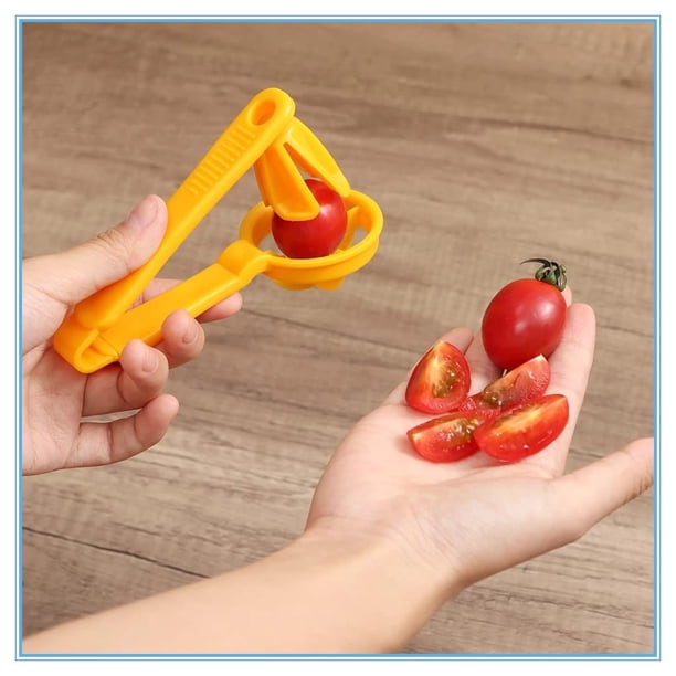 Cortador de tomates, herramientas de uva, cocina de cereza, Pizza, divisor de frutas, artefacto, accesorios para tomates pequeños, dispositivo de corte Manual ShuxiuWang 9024715156211
