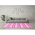 thumbnail image 3 of Ahgly Company Indoor Rectangle Abstract Pink Modern Area Rugs, 8' x 10', 3 of 4