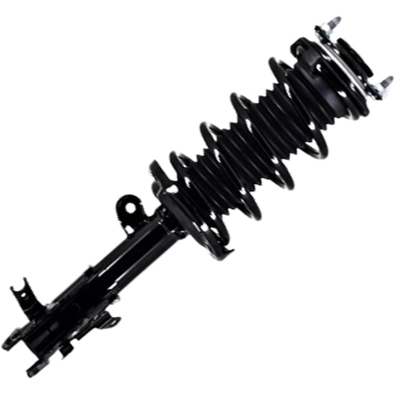 Detroit Axle - Front Left Strut for 2013 2014 2015 ILX [Base] Complete Ready Strut w/Coil Spring Replacement Strut Assembly