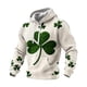 thumbnail image 2 of Ceisia Men's St. Patrick's Day Printed Loose-Fit Hooded Sweatshirts | Casual Daily Wear Comfort Fit Green XXL Gifts, 2 of 4