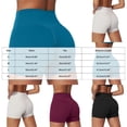 thumbnail image 3 of idosla Women's Biker Shorts 2.5" No Front Seam High Waist Hidden Scrunch Workout Gym Yoga Running Shorts (Grey, S), 3 of 8