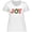 AA-White, variant on Inktastic Joy Christmas Ornament with Candy Cane Stripes Women's Plus Size T-Shirt
