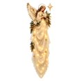 thumbnail image 2 of Lighted Christmas Angel Wall Decor, Acrylic Angel Wall Hanging with Warm LED Fairy Lights, Elegant Angel Wall Art with Floral & Star Details for Indoor Xmas Holiday Decoration, 2 of 8