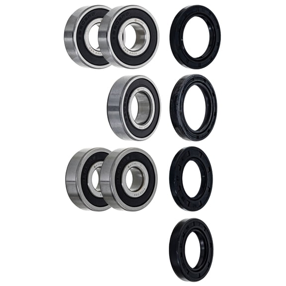 Niche Wheel Bearing Seal Kit for Kawasaki ZX6 Zephyr 750 6203-2RS 6205-2RS MK1008541