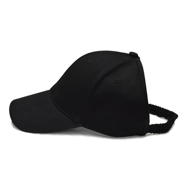 Sonducket Gorra de béisbol Sombrero sin espalda Mano de obra fina Lavable Gorros de moda desordenados Diseño elegante de moda Cola de caballo Type3 NO3