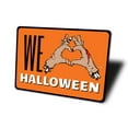 thumbnail image 4 of We Love Halloween Novelty Sign, Metal Wall Decor - 10x14 inches, 4 of 4