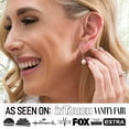 thumbnail image 3 of Cate & Chloe Betty 18k Rose Gold Plated Pearl Drop Earrings with Swarovski Crystals for Gift Women, 3 of 8