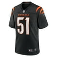 thumbnail image 2 of Men's Nike Markus Bailey Black Cincinnati Bengals Game Jersey, 2 of 4
